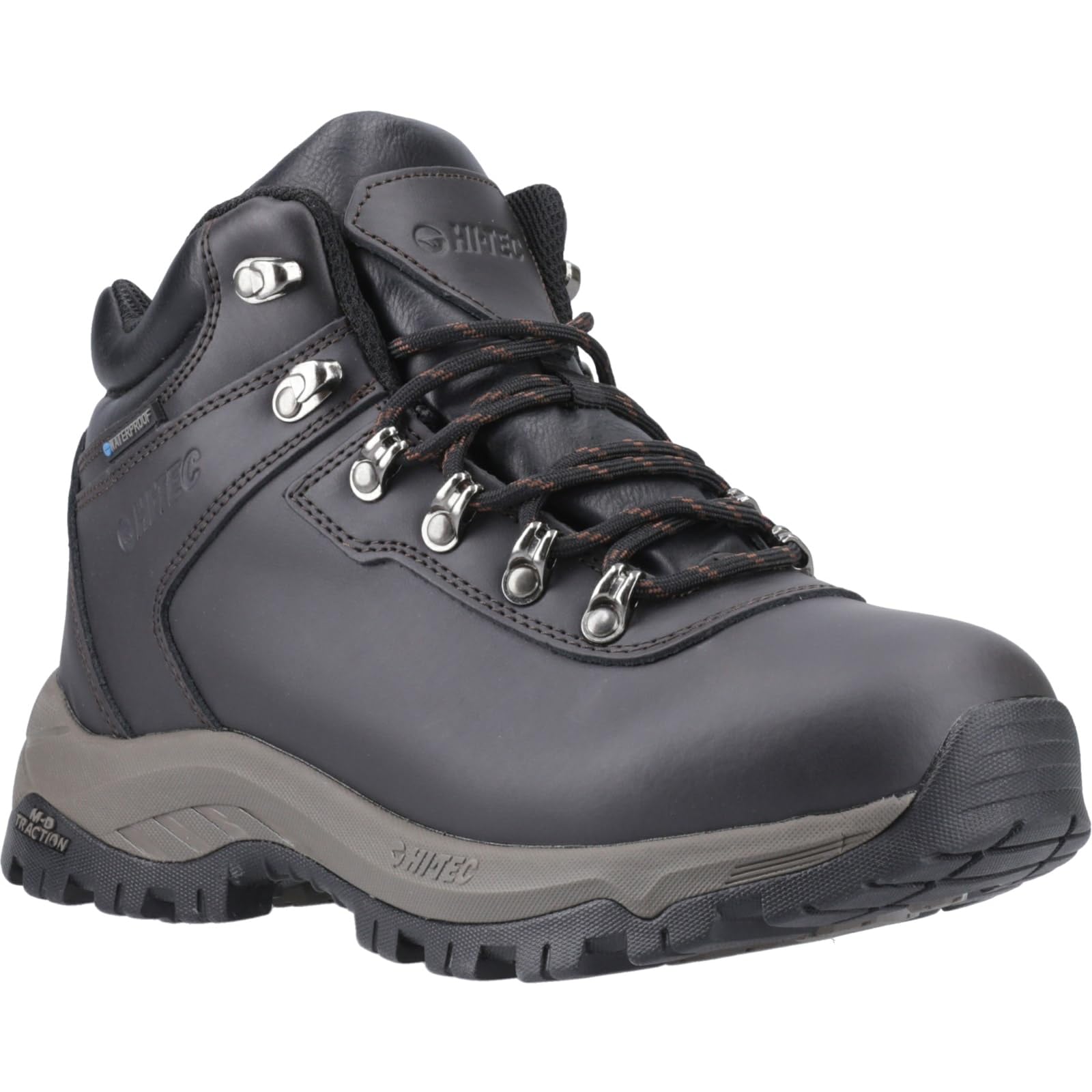 Hi-​Tec - Eurotrek Lite Waterproof, Botas impermeables para caminar Eurotrek Lite, Dark Brown,