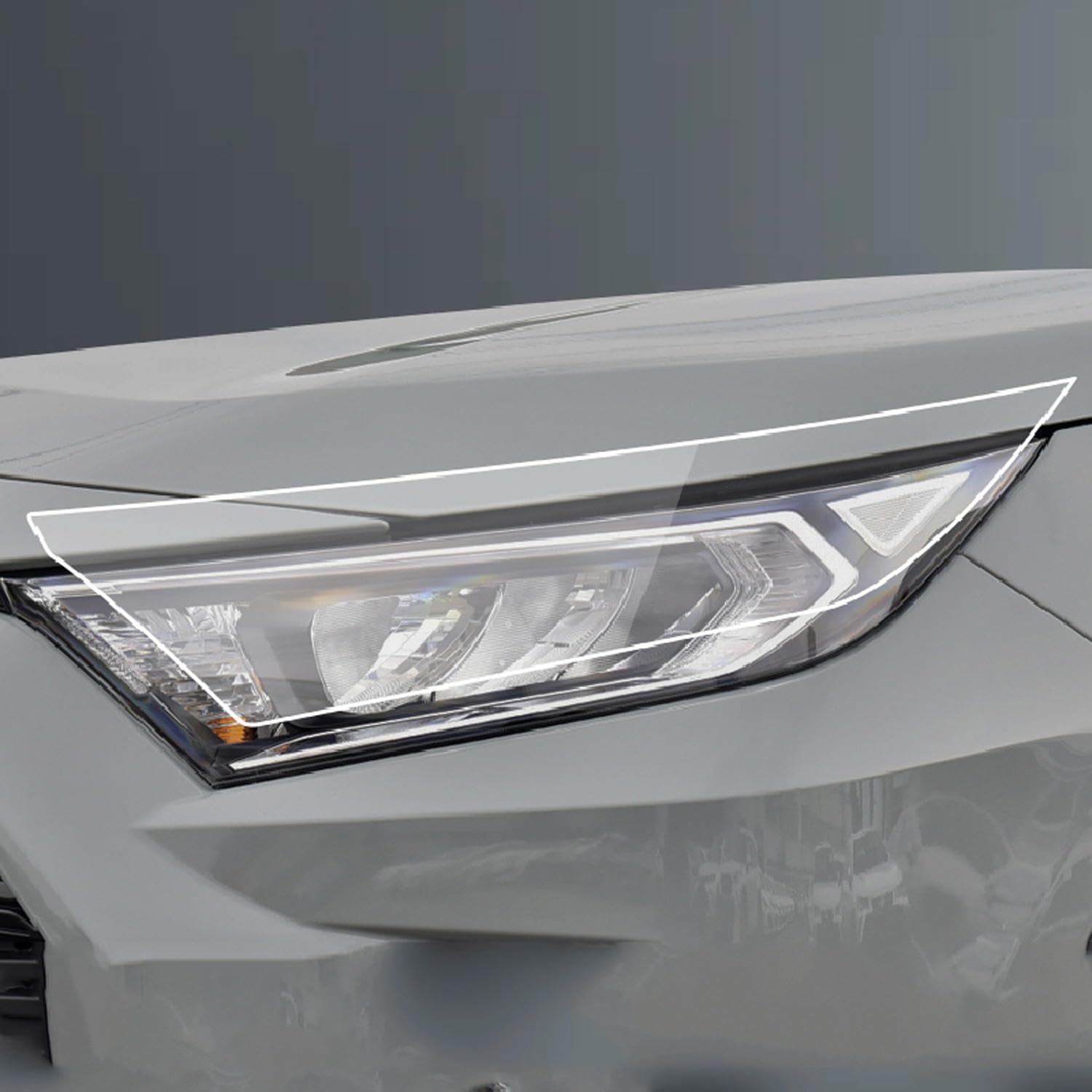 Car Exterior Headlight Anti-Scratch TPU Protective Film，for Toyota RAV4 2019-2023