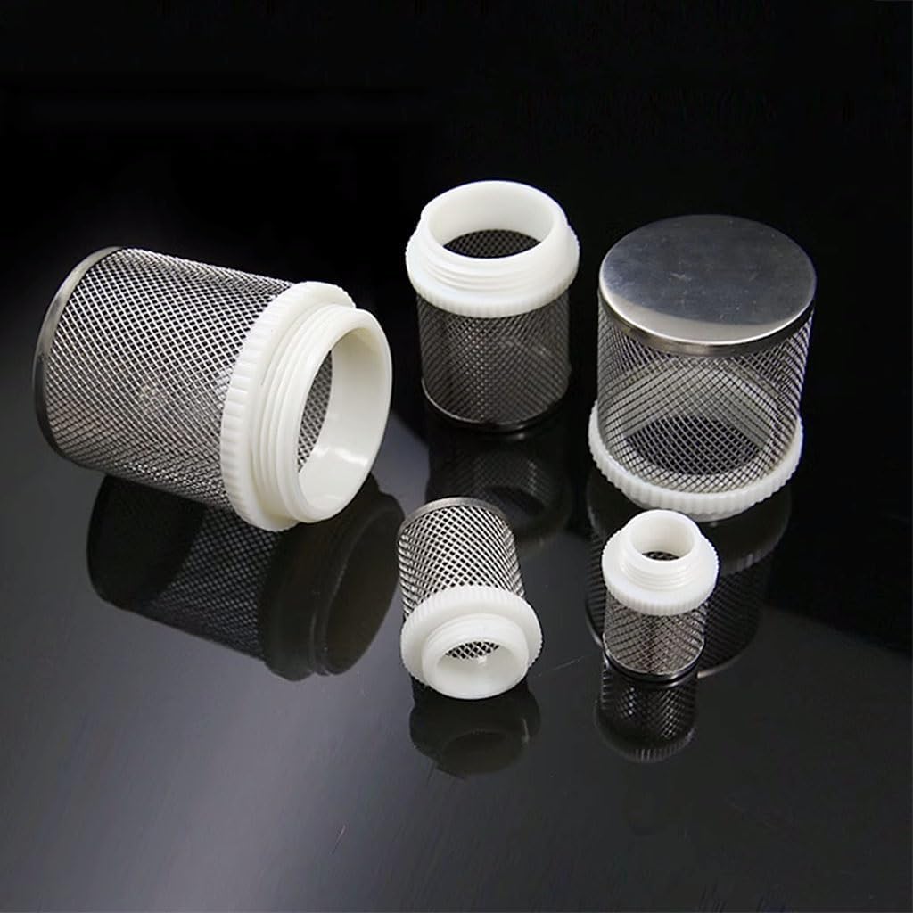 Filtr siatkowy, filtr pompy wodnej, pompa filtrująca wodę, 1 szt. 1,3 cm 1,9 cm 1,9 cm 2,5 cm filtr siatkowy ze stali nierdzewnej, nawadnianie ogrodu, akwarium, filtr siatkowy, (2,5 cm)