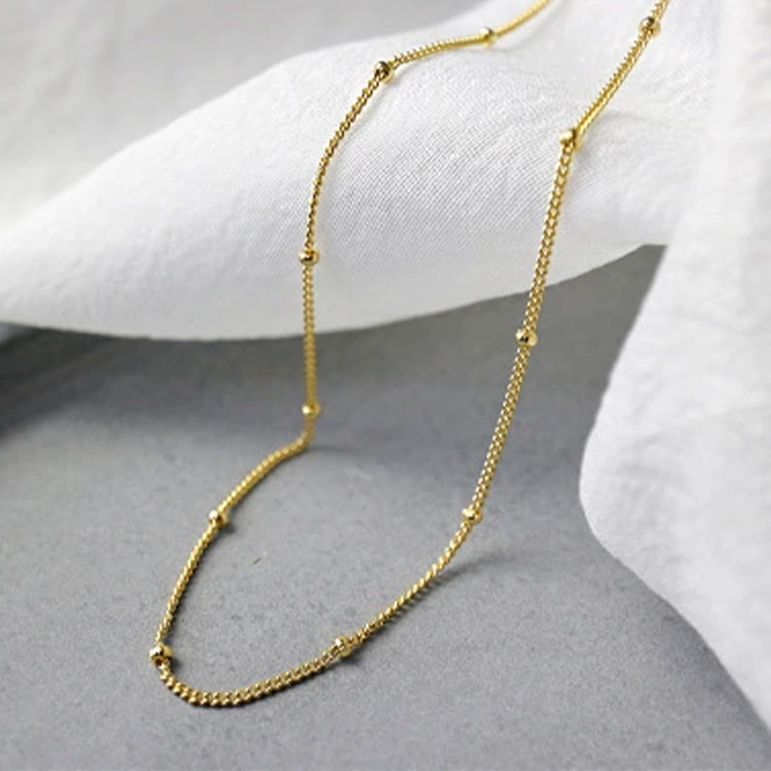 Layered Bow Gold Necklace for Women Silver Bow Pendant Cute Simple Dainty Statement Chain Charm Gold Jewelry Birthday Valentines Day Gifts - Image 7