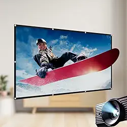 Tela De Projeção 100 Polegadas Imagem Gigante Cinema Em Casa