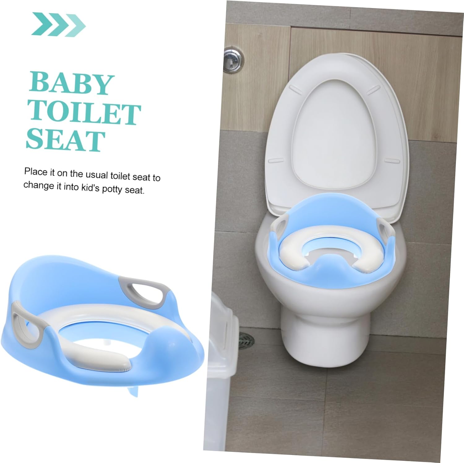 SUPVOX 1pc Ergonomic Boys and Girls Potty Training Seat Boy Girl Toilet Seat Insert Safe Material