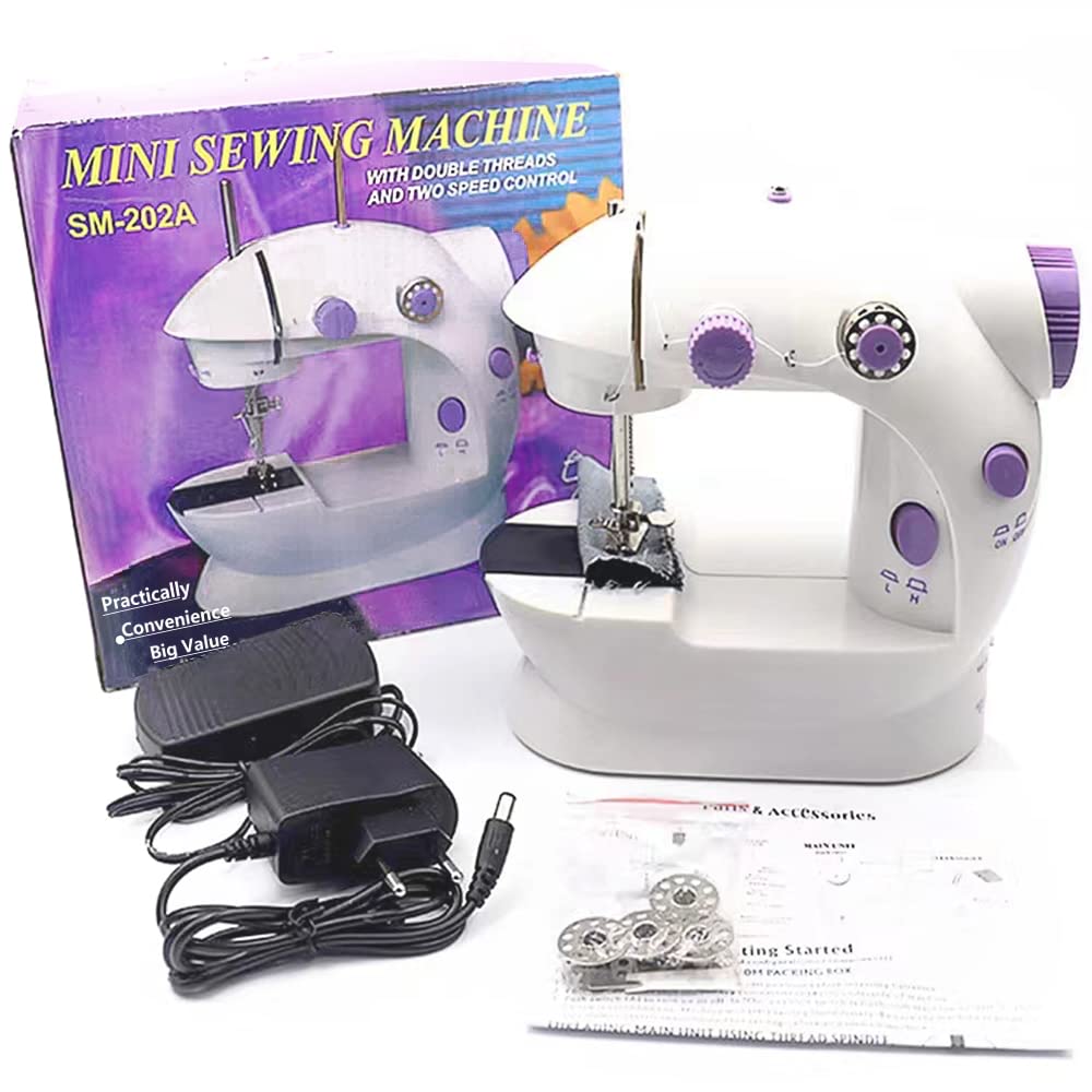 FAMILIANA Mini Sewing Machine, Portable Household Sewing Machines for