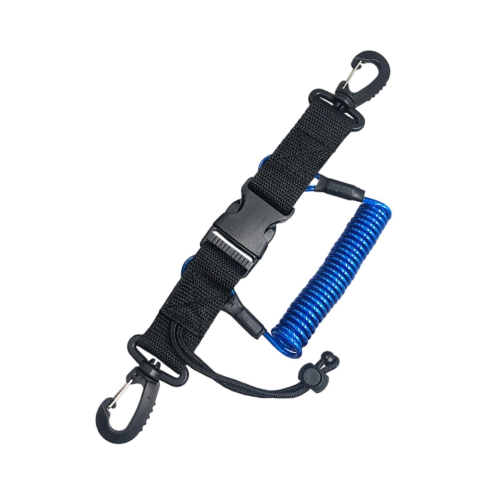 Scuba Diving Lanyard Spring Coiled Lanyard for Dive Lights Tools Led S Blue Sporting Goods| Water Sports| Scuba & Snorkeling| Underwater Photography-image-33