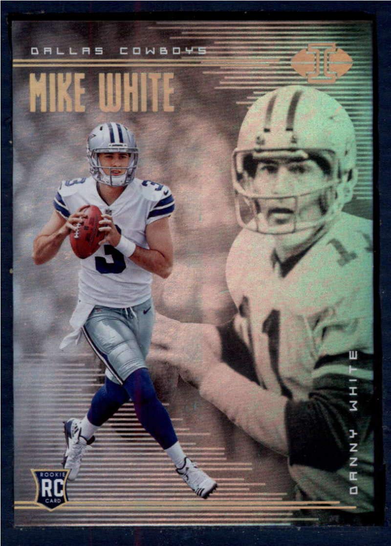 Amazon.com: 2018 Panini Illusions Football #31 Danny White/Mike White  Dallas Cowboys Rookie RC Official NFL Trading Card : Collectibles & Fine Art