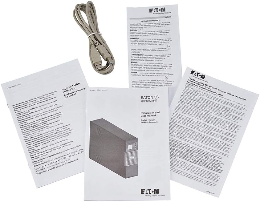 Popular Eaton 5S1500LCD UPS Battery Backup & Surge Protector, 1500VA / 900W, AVR, LCD Display, Line Interactive (Not for sale in CO, VT, or WA) Cheap Eaton 5S1500LCD UPS Battery Backup & Surge Protector, 1500VA / 900W, AVR, LCD Display, Line Interactive (Not for sale in CO, VT, or WA)