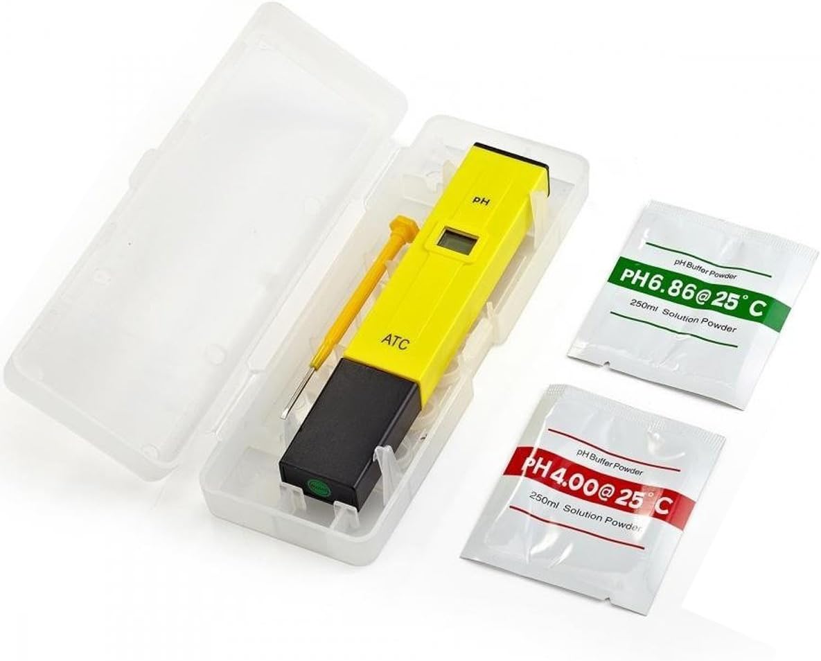 XLUX pH Meter, High Accuracy Pocket Size Handheld Acidity Alkalinity Tester, Backlight