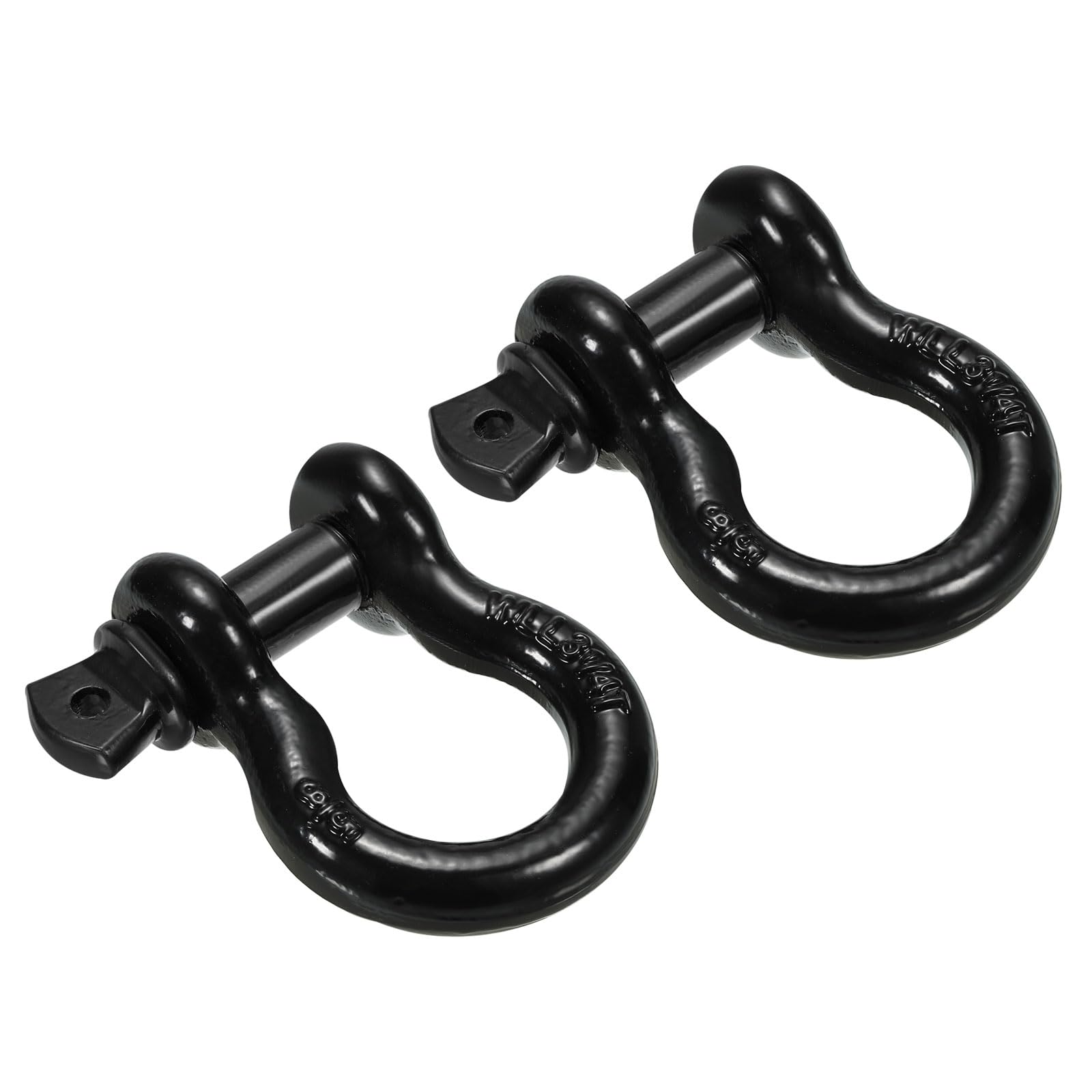 PATIKIL Schraubstift-Schäkel/x lbs, er Pack Karbonstahl D-Ring-Schäkel für Abschleppen