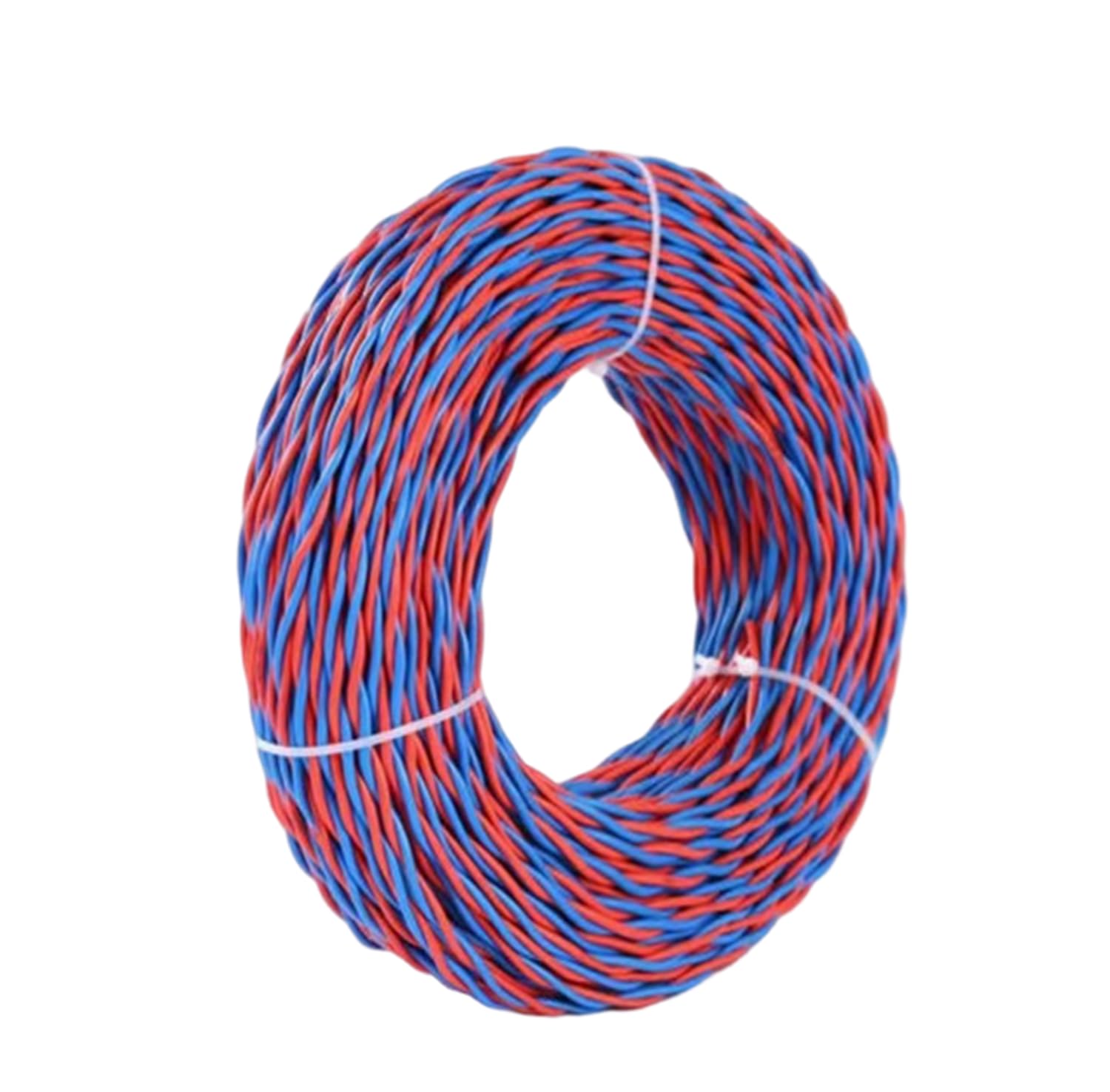 Fil d'alimentation, fil domestique, 14/16 AWG, fil souple, fil souple en PVC, câble en cuivre sans oxygène, éclairage LED pour fil de voiture, bleu, 50 m