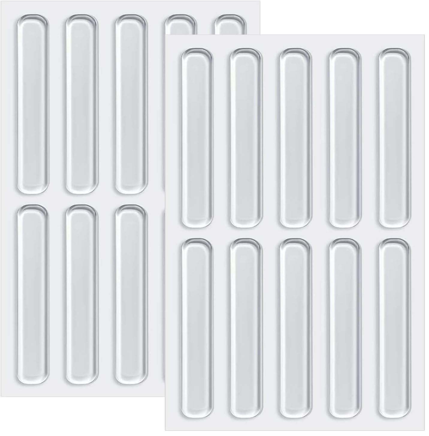 YOMITH Clear Rubber Silicone Strip Wall Protector, Cabinet Door Bumper, Furniture Drawer Safety Stopper, Car Anti Collision Bumper Guard (Pack of 20) (B0C5TDPGCR) Amazon Price History, Amazon Price Tracker