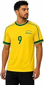 Camisa Retrô Do Brasil Copa Do Mundo 98