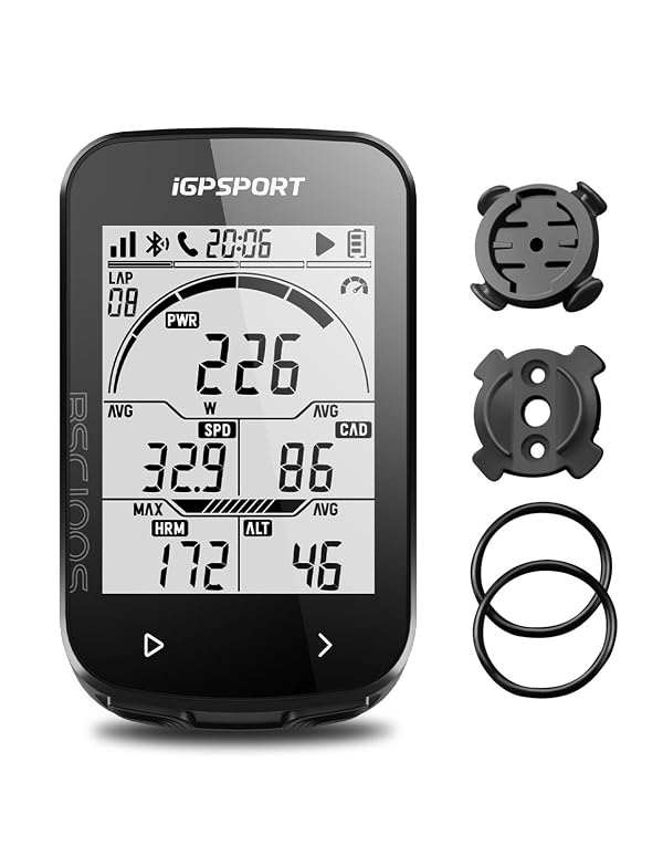 iGPSPORT BSC100S GPS Bike Computer Wireless, 2.6 inch LCD Display 40H Rechargeable Waterproof Cycling Computer (BSC100S) by iGPSPORT - Used condition - US$35.38