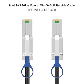 CableCreation External Mini SAS 26pin (SFF-8088) to 26 (SFF-8088) Cable