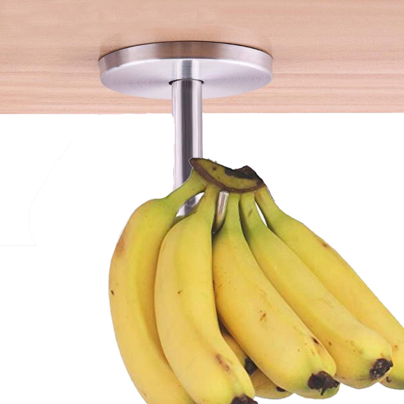 Porta Banana In Acciaio Inox - Supporto Per Frutta, Ganci Per Appendere, Design Moderno Per Cucina