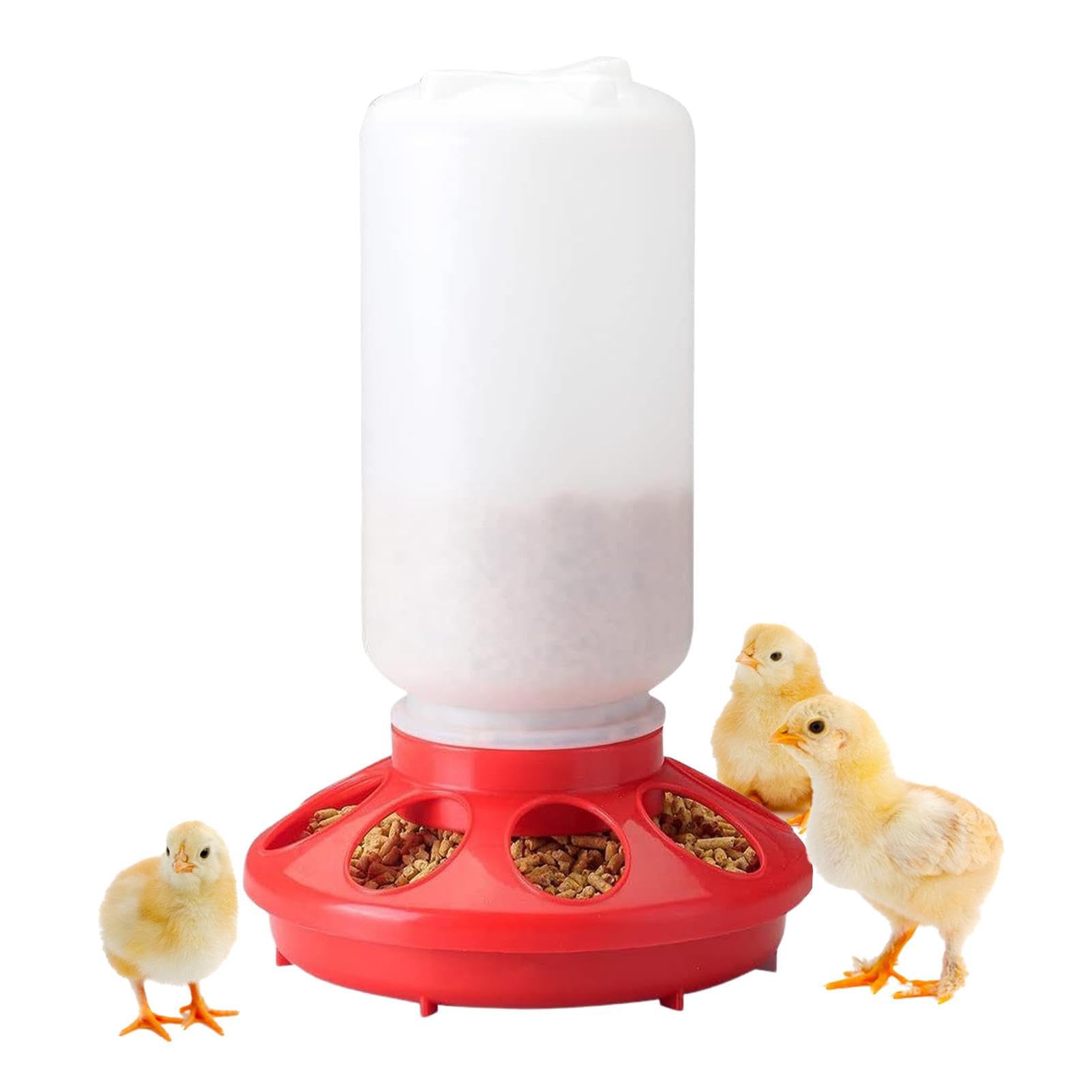 Amazon.co.jp: 餌入れ 餌やり ひよこ 家禽給水器 餌箱 チキン