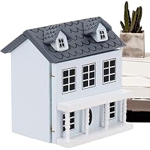 Miniature Dollhouse Villa - Wooden Craft Kit, Handmade Model Kit | Fun to Build Detailed House Model Princess Villa DIY Set for Kids Creation Time