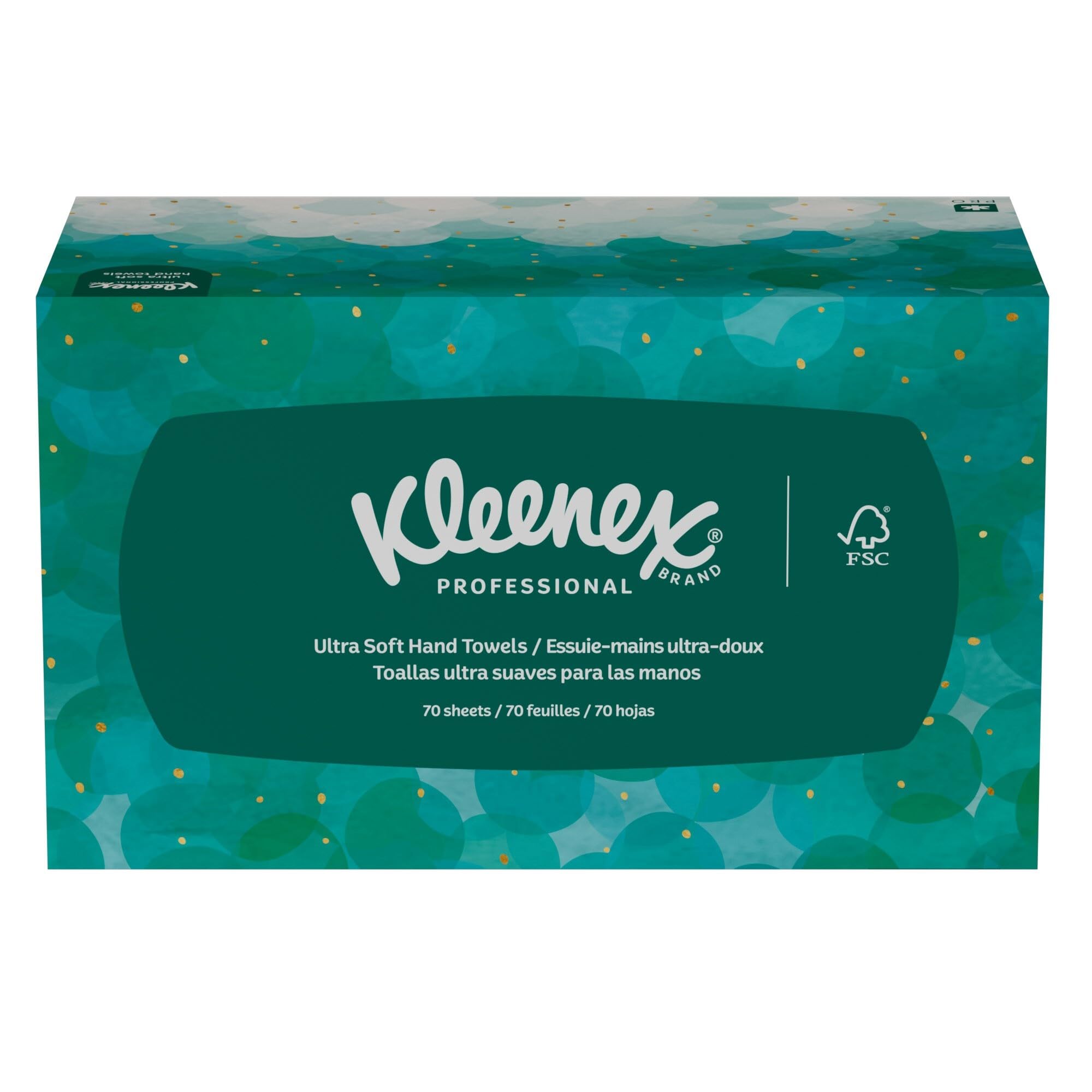 Kleenex Asciugamani Intercalati 6088, 1 Velo, Resistenti e Assorbenti, Formato Pop-Up con Erogazione Senza Contatto, Compatibili con Dispenser Kimberly-Clark 9924, 18 Scatole x 70 Fogli (1.260 Tot)