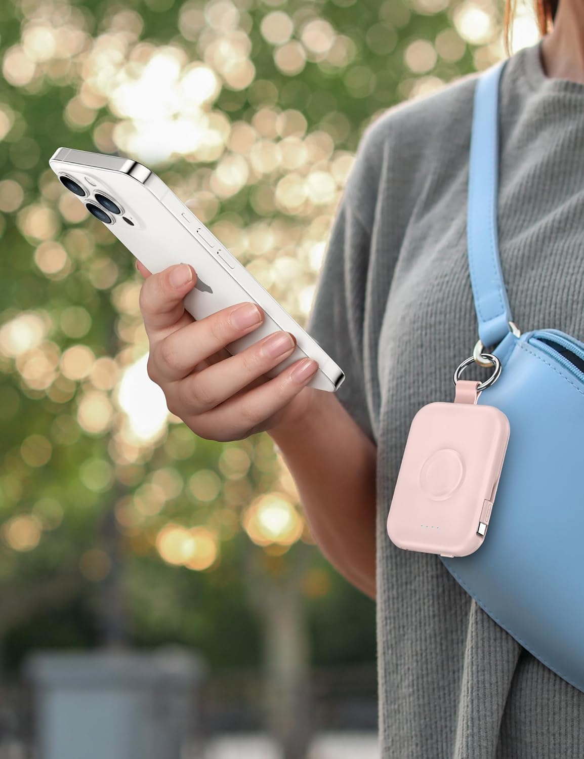 Anker Nano Powerbank, batterie externe 10 000 mAh avec câble USB-C intégré, puissance maximale