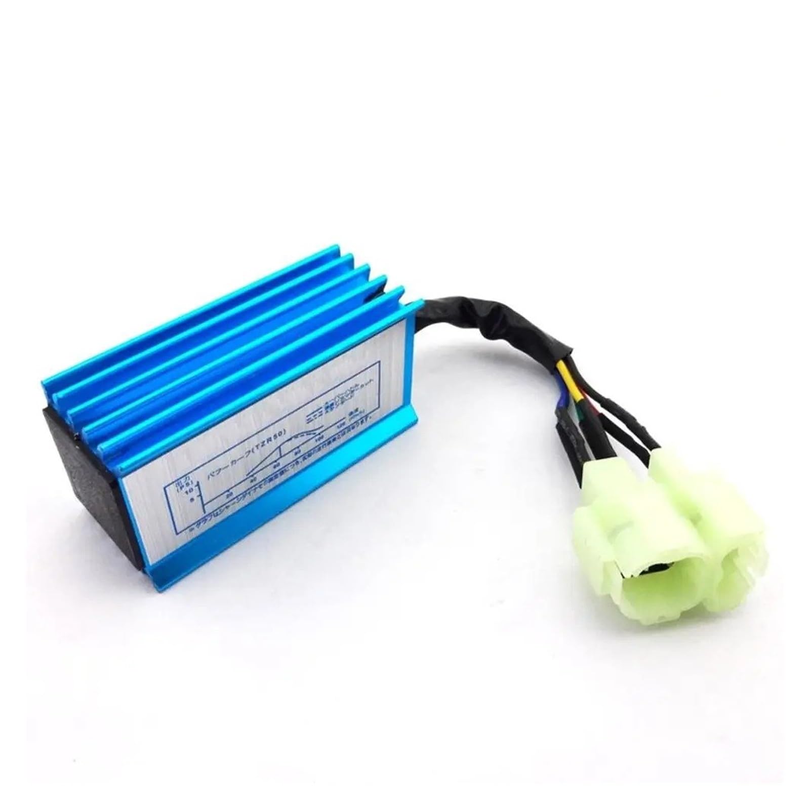 Caja de encendido CDI de 6 pines azul para motores GY6 de 50 a 150 cc 7