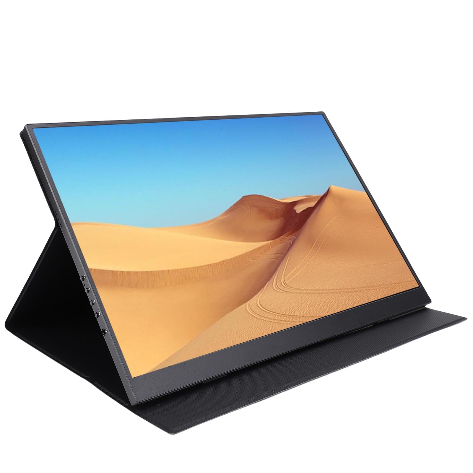 Tangxi Przenośny Monitor 16 Cali 4K 120 Hz, Wyświetlacz Komputerowy USB C z Dwoma Głośnikami, Drugim Ekranem Typu Plug and Play, do Laptopa PC i Gier Telefonicznych