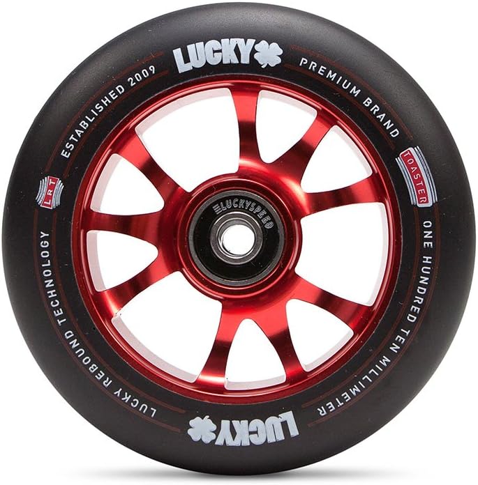 Lucky Scooter Toaster Pro Scooter Wheel (1Count), Red