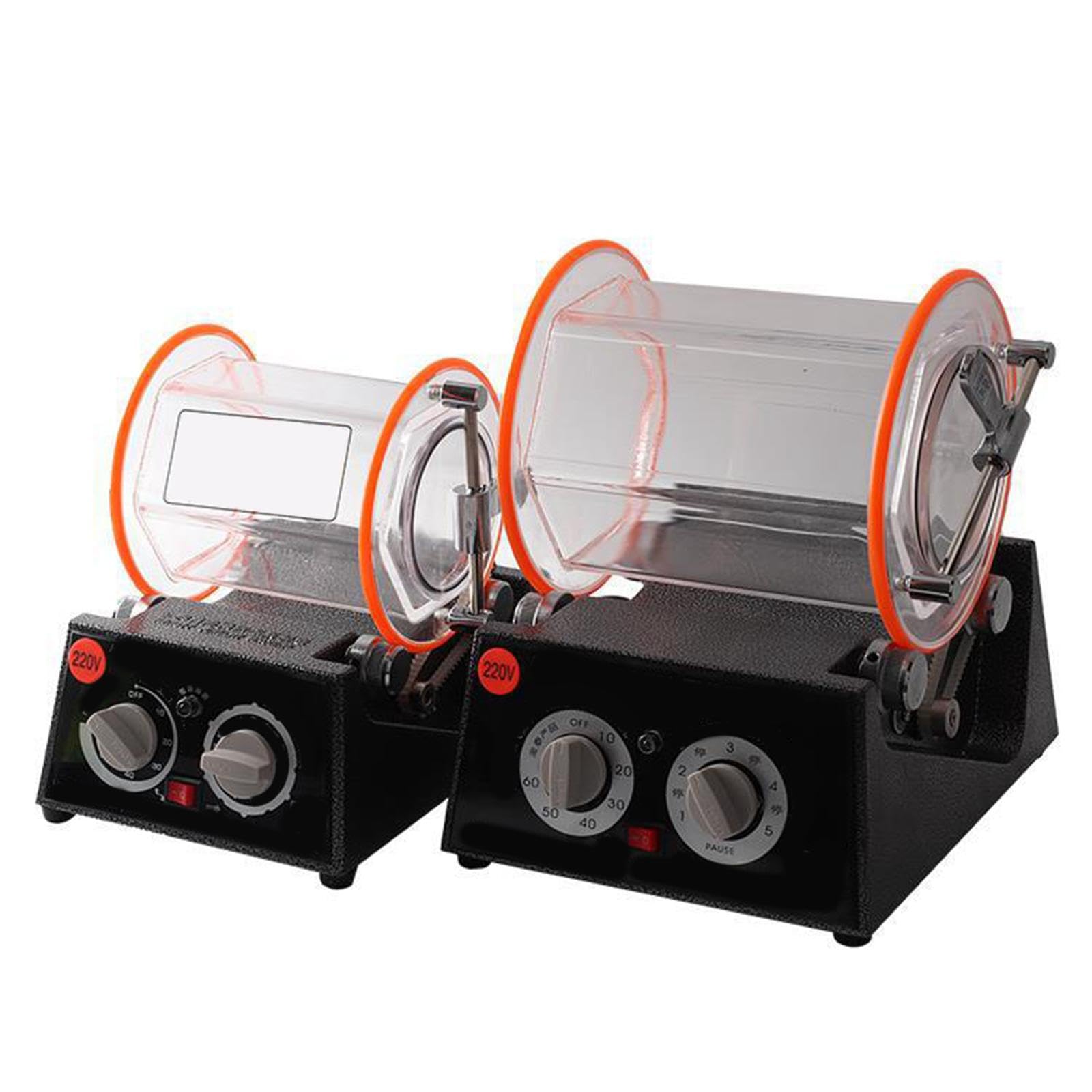 7X Ersatz Set für Rotations Tumbler Polierer, Gummi Abdeckung, Verriegelung, KT2000