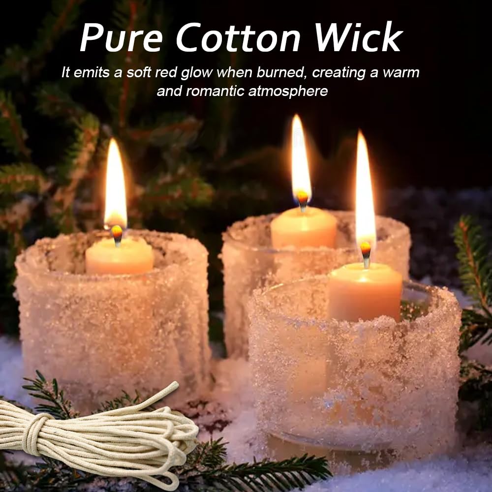 Stoppini Per Lampade A Olio Da 3mm | 10 Metri Di Cotone Per Candele E Lumi Fai Da Te