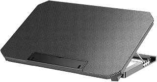 JUST CORSECA SPAROW Laptop Cooling Pad with Dual Turbo Fans & Fan Speed Controller | Lightweight Stand with 4 Adjustable H... Price In India