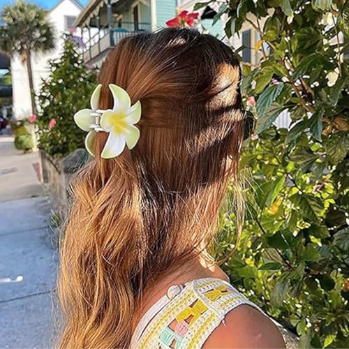 4 Pcs Flower Hair Clips, Nonslip Flower Claw Clips for Medium Thick Large Claw Clips Flower, Hair Styling Accessories - Image 3