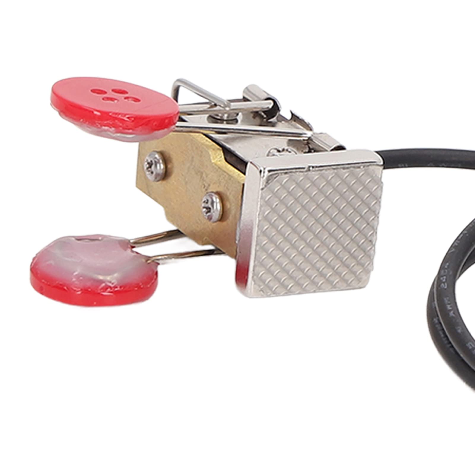 Chiave CW compatta Mavaol, design leggero e portatile, costruzione in ottone e resina, installazione semplice, per radioamatori, comunicazioni di emergenza, appassionati di