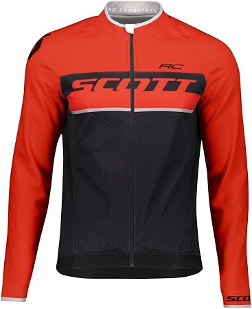 Scott RC AS WP 2019 - Maglia invernale da ciclismo, colore: Nero/Rosso,  Rosso fuoco/nero, L (50/52) : Amazon.it: Abbigliamento