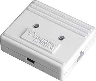 Progress Lighting P8740-30 HAL3 Junction Box Accepts Direct Covered Wire Wire Input and Provides Power For HAL3 Systems, White
