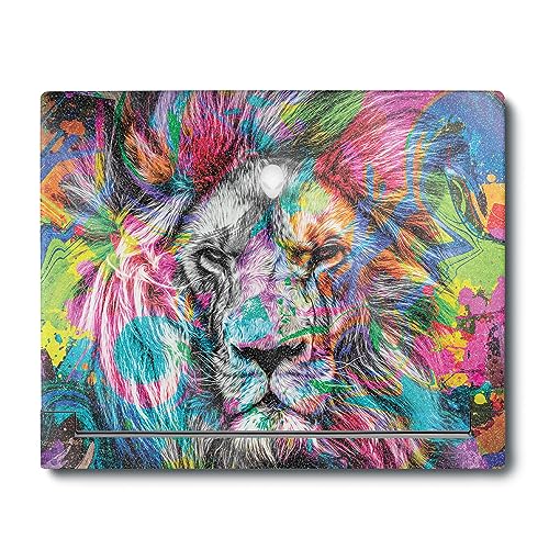 MightySkins Glossy Glitter Skin Compatible with Alienware X16 R1 (2023) Full Wrap Kit - Neon Lion | Protective, Durable High-Gloss Glitter Finish | Easy to Apply & Change Styles | Made in The USA
