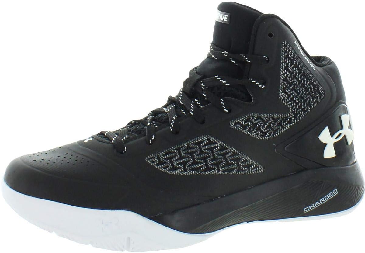 Under Armour Mens ClutchFit Drive 2 Charged Basketball Shoes B/W 5 Medium (D) Black/White