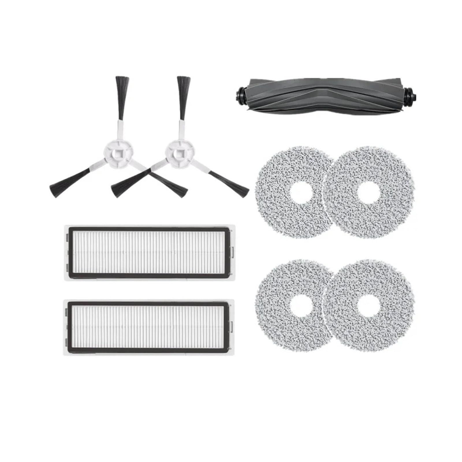 NIUFENGGEO Compatible For Dreame，Bot L10s Ultra/L10 Ultra/L10 Prime Robot Vacuum Cleaner Spare Parts, Main Brush Side Brush Filter Mop(B)