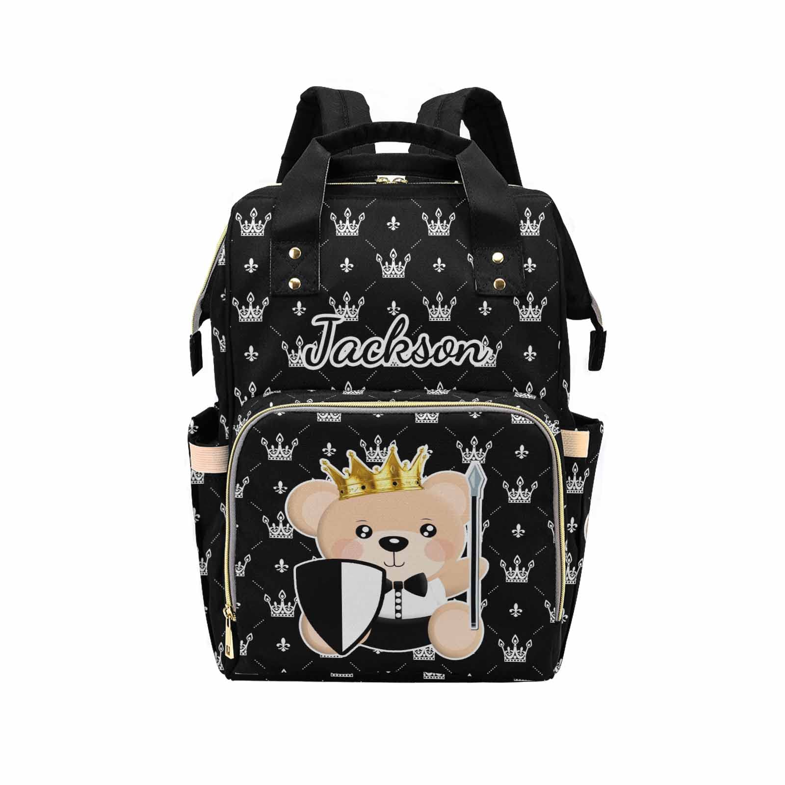 Newcos Custom Name Diaper Bag Backpack Waterproof Nappy Bag Personalized Maternity Diaper Bag with Thermal Pockets