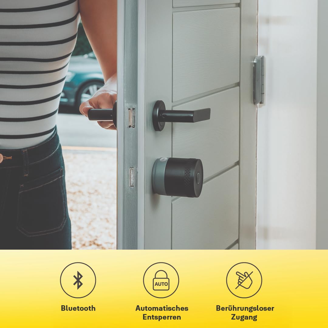 Yale - Linus Smart Lock L2 Lite - Silber - 05/109100/SI - Schlüsselloser Zugang - Einfache Installation - Matter-kompatibel | Digitale Schlüssel - Echtzeitaktivität - Yale Home App