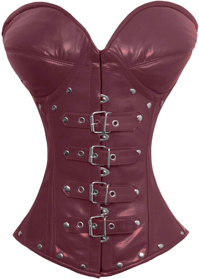 Bustier Femme,Bustier Gothique Sexy Pour Femmes,Bustier En Cuir Grande