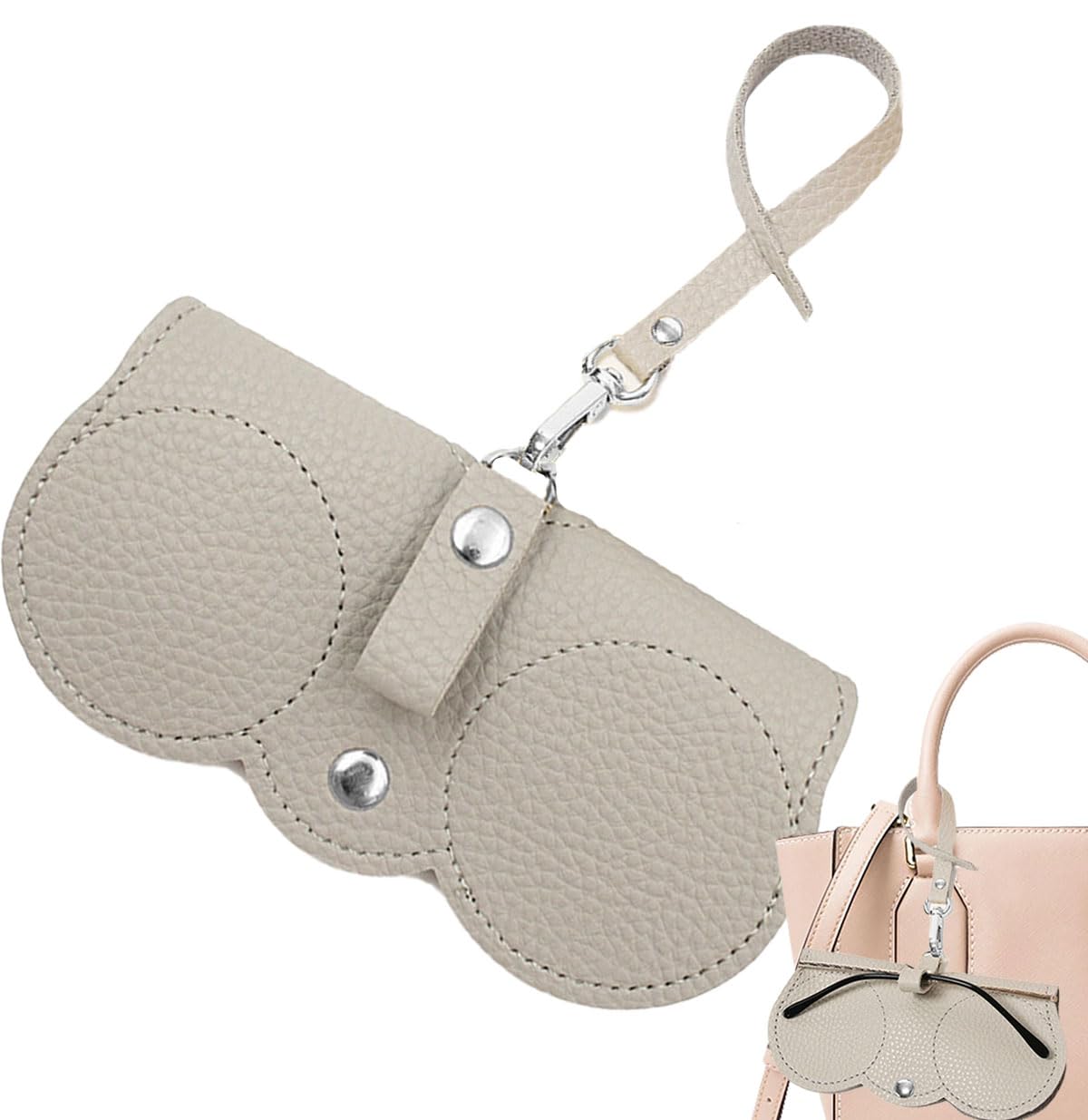 Amazon.co.jp: Moeagel メガネケース ストラップ付き 持ち運び便利