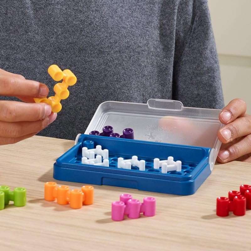 YODIFY Brain Teaser Puzzle Game with 120 Challenges | Cognitive Skill Building Travel Game | Portable Case Mind Game for Kids & Adults | Educational Brain Training Toy 1