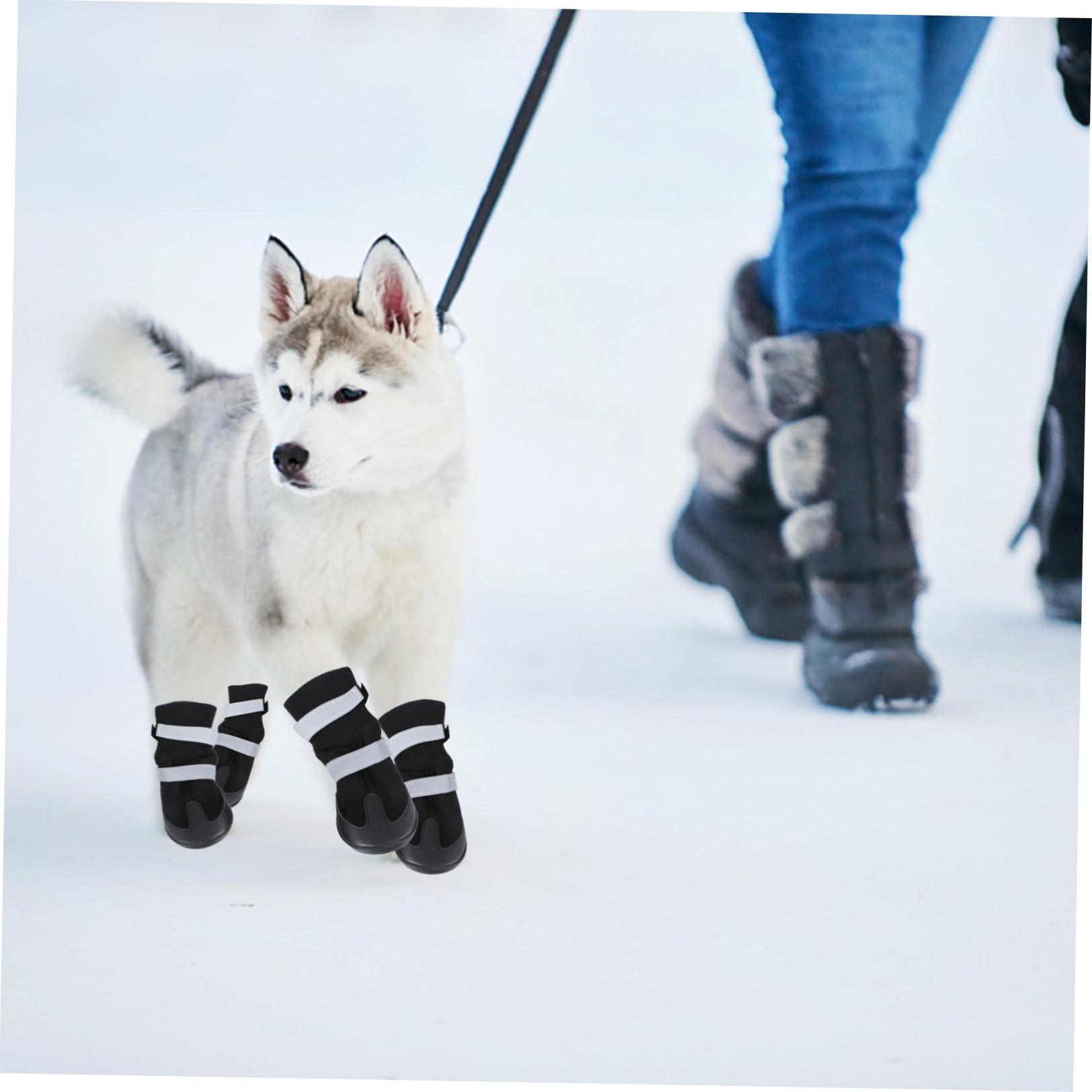 minkissy 12 STK hundeschuhe Hundepfotenschutz Hundestiefel & Pfotenschützer Chihuahua-Schuhe Schneestiefel Stiefel für Haustierhunde Hund warme Stiefel der Hund Haustier Hund Winterschuhe