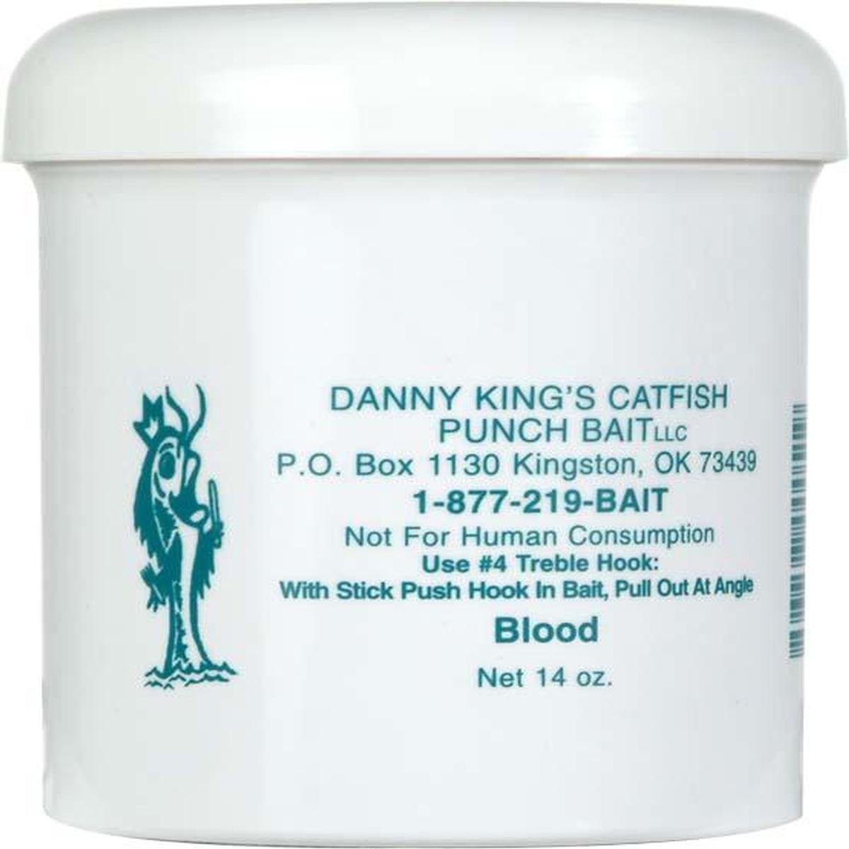 Danny KingCatfish Punch Bait, 14-Ounce, Blood