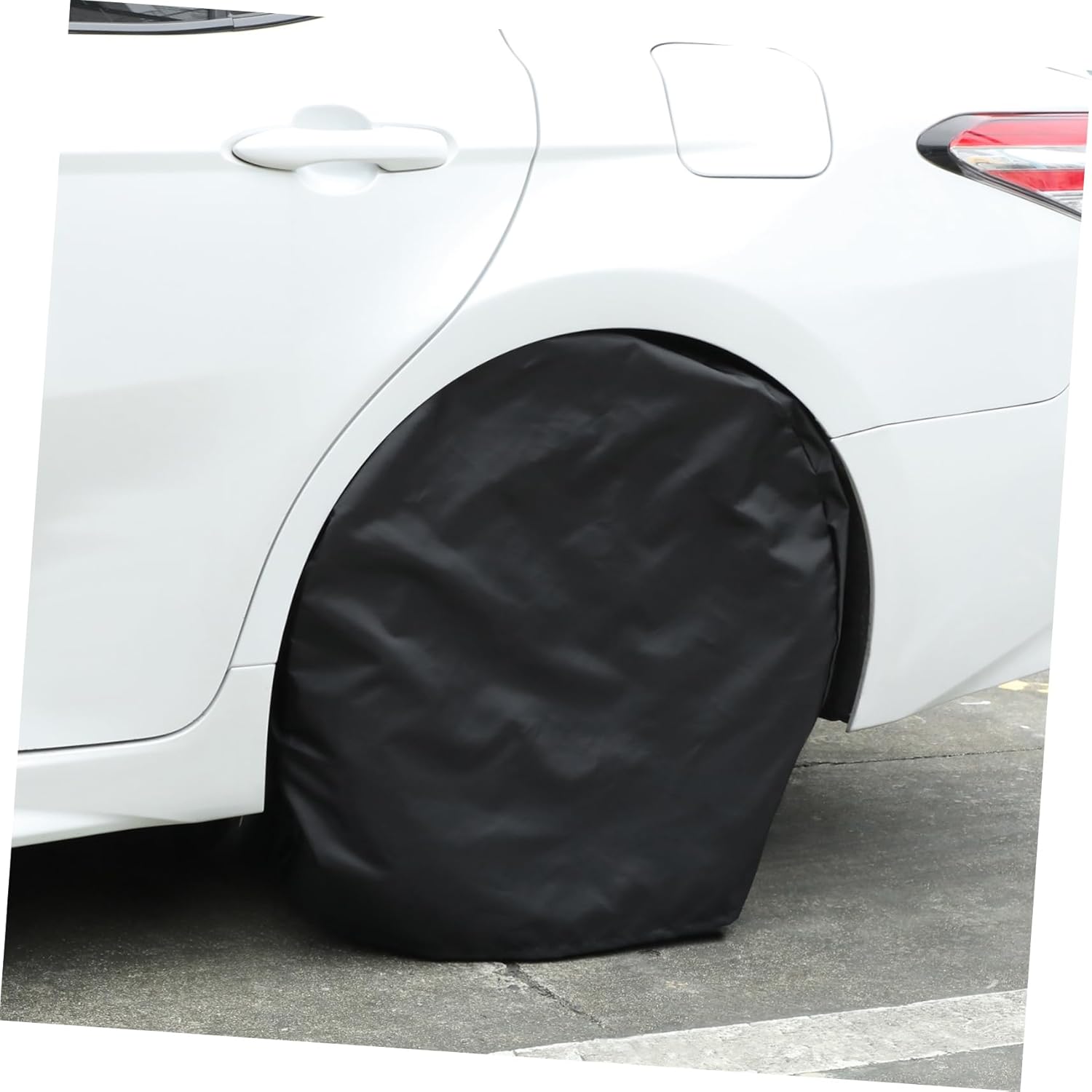 OUNONA 4pcs Tire Covers Oxford Wheel Protectors for Cars Rvs Suvs Lightweight Stylish and Sun-Resistant Design