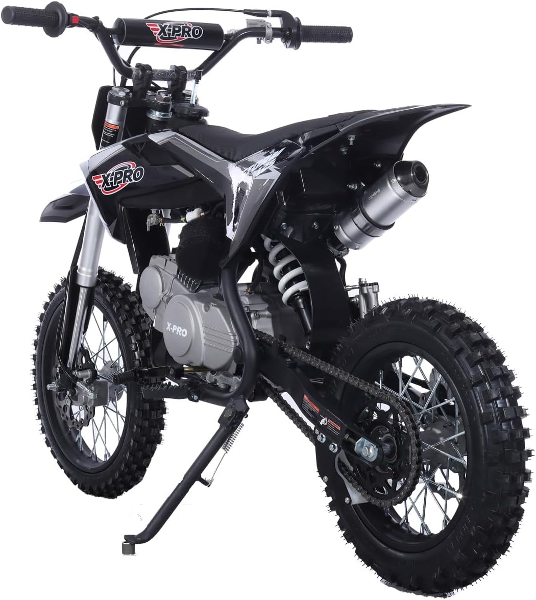 X-PRO 125cc Dirt Bike (Rear Angle View)