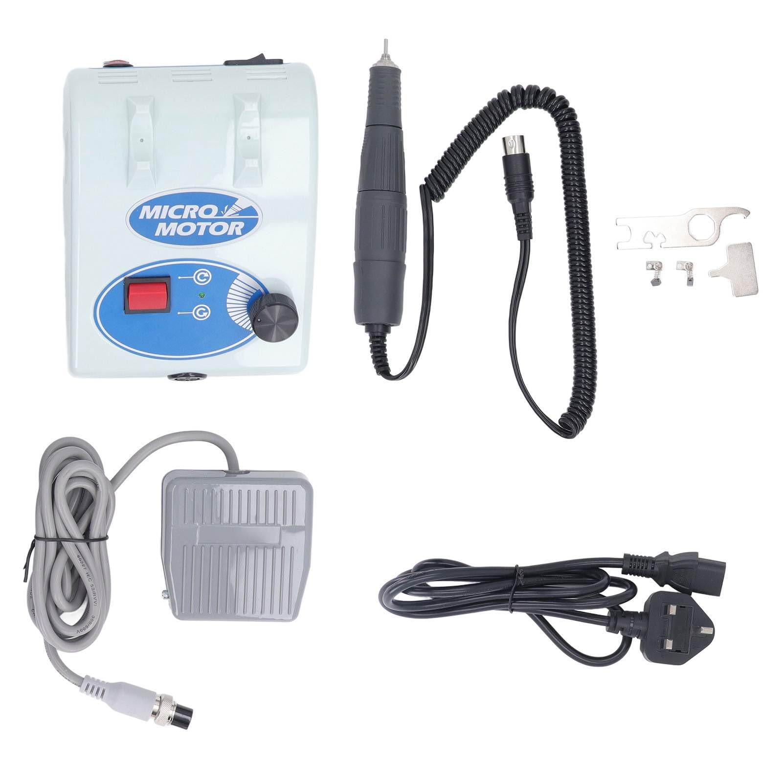 35000 RPM Micromotor Polisher Electric 35000rpm Brushless Marathon Wood Carving Jewelry Grinding Micro Motor Machine for Lab,Jewelry,Ceramics