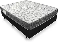 Cama Box Casal + Colchão De Espuma D33 - Ortobom - Iso 100 138x188x53cm