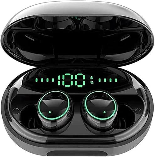 ARTSZY Wireless Running Ear Hooks Bluetooth Earphone 5.0 in-Ear Wireless Headphones Sweat Resistance w/Mic Charging Case Built-in Battery Pack for Workout Gym Sport ARTSZY Wireless Running Ear Hooks Bluetooth Earphone 5.0 in-Ear Wireless Headphones Sweat Resistance w/Mic Charging Case Built-in Battery Pack for Workout Gym Sport