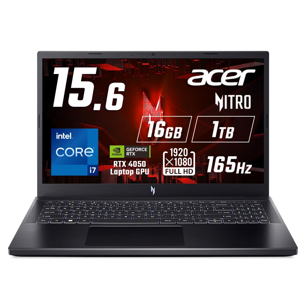 Amazon.co.jp: Acer ゲーミングノートパソコン Nitro V 15