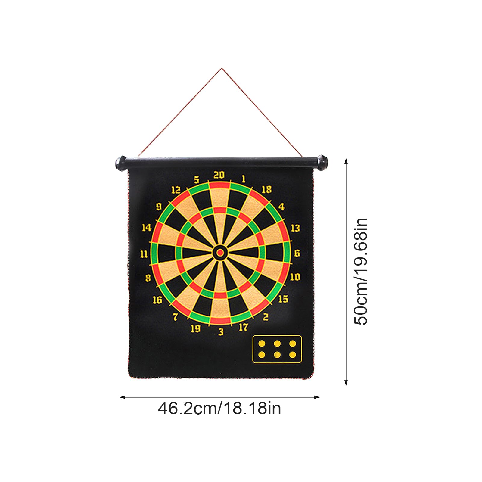 Kids Dart Board, Dart Board for Kids Indoor Fun Game | Kryty Magnetyczny zestaw rzutków dla dzieci, dwustronne, dwustronne, dwustronne