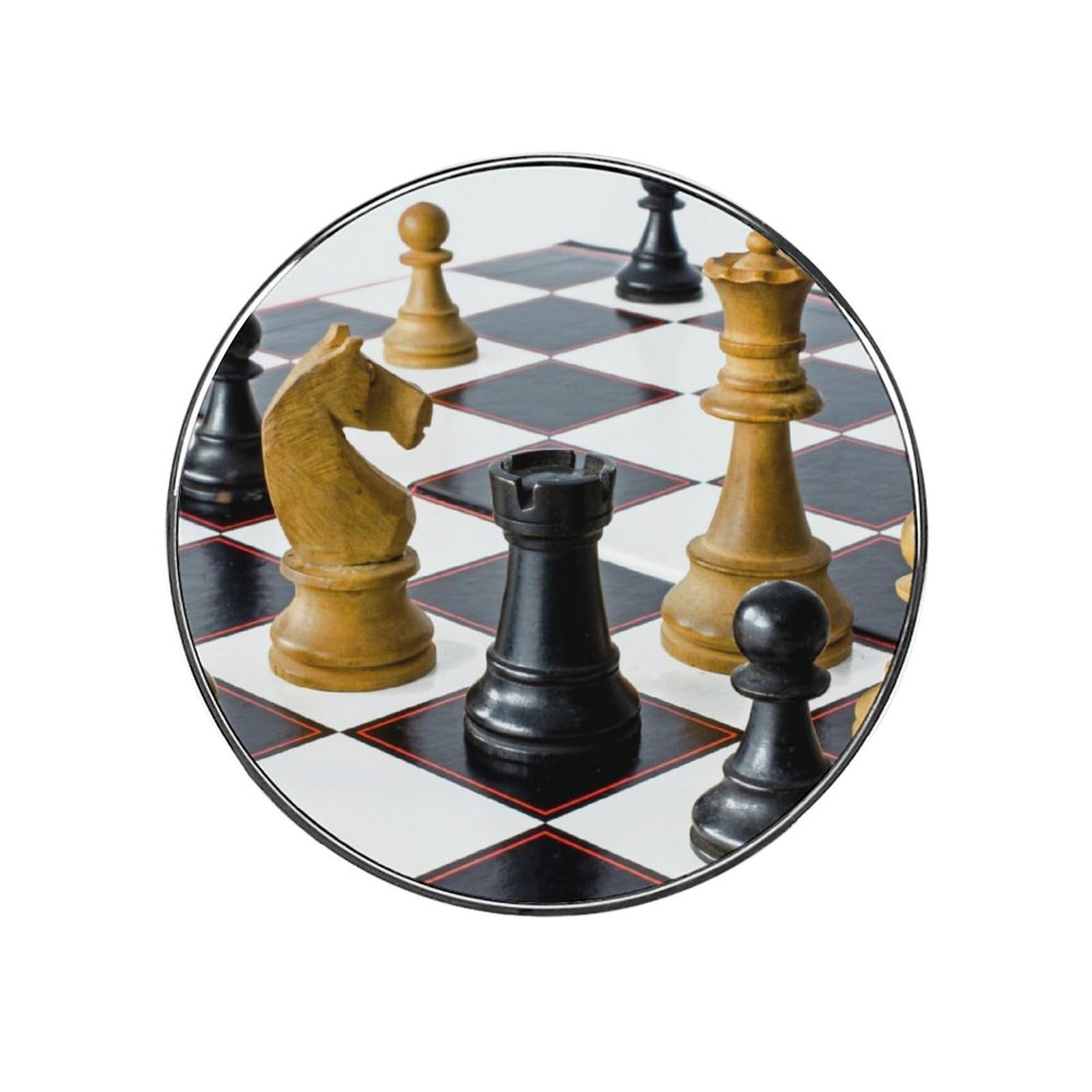 Black Yellow Chess Magnets For Fridge Kitchen Decoration For Refrigerators Whiteboards